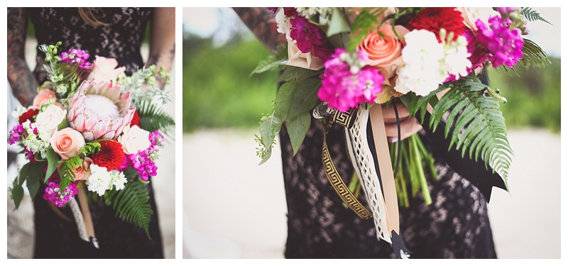 red purple tan bouquet // king protea // little miss lovely berlin maryland florist