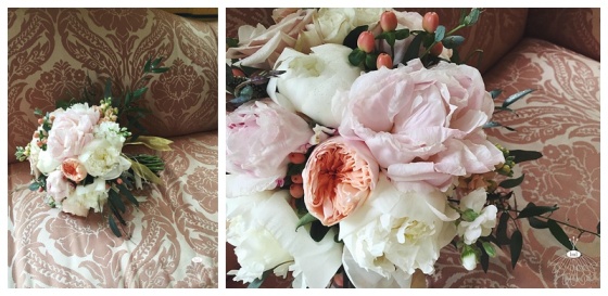 little miss lovely // salisbury maryland wedding florist // peony and garden rose bouquet // poplar hill mansion wedding