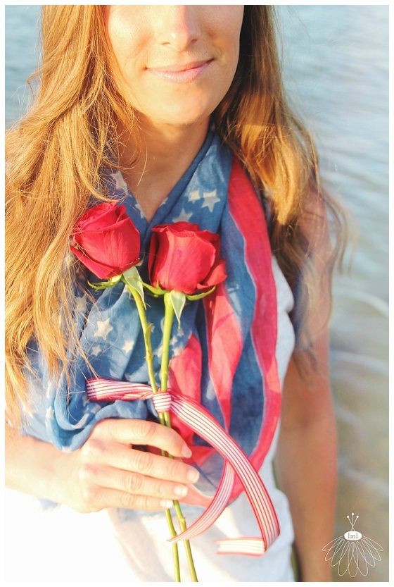 little miss lovely floral design // patriotic fourth of july style // ocean city md